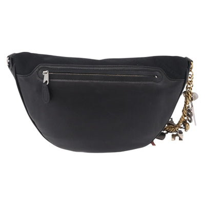 BALENCIAGA Souvenir Body Bag Leather Black Silver 531550 Auth mr3029A - 0