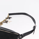 BALENCIAGA Souvenir Body Bag Leather Black Silver 531550 Auth mr3029A-14