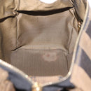 FENDI Pecan Mini Boston Bag Canvas 2way Brown Gold Tone Auth mr3030A-21