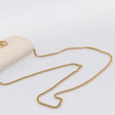 GUCCI Chain Shoulder Bag Leather Beige Gold Tone 476433 Auth mr3031V-7