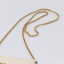 GUCCI Chain Shoulder Bag Leather Beige Gold Tone 476433 Auth mr3031V-8
