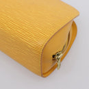 LOUIS VUITTON Epi Dauphine GM Pouch Yellow M48439 LV Auth mr3032-15