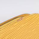 LOUIS VUITTON Epi Dauphine GM Pouch Yellow M48439 LV Auth mr3032-9