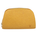 LOUIS VUITTON Epi Dauphine GM Pouch Yellow M48439 LV Auth mr3032-13