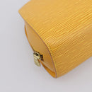 LOUIS VUITTON Epi Dauphine GM Pouch Yellow M48439 LV Auth mr3032-14