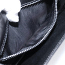 CELINE Hand Bag Leather 2way Black Gold Tone Auth mr3033V-24