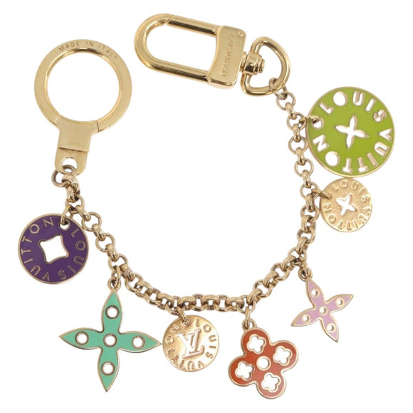 LOUIS VUITTON Porte Cles Chainne Looping Metal Multicolor M66005 LV Auth mr3034A