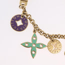 LOUIS VUITTON Porte Cles Chainne Looping Metal Multicolor M66005 LV Auth mr3034A-2