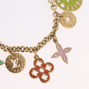 LOUIS VUITTON Porte Cles Chainne Looping Metal Multicolor M66005 LV Auth mr3034A-3