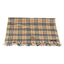 BURBERRY Nova Check Scarf Wool Beige Auth mr3035-2