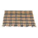 BURBERRY Nova Check Scarf Wool Beige Auth mr3035-3