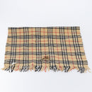 BURBERRY Nova Check Scarf Wool Beige Auth mr3035-8