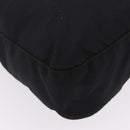 PRADA Shoulder Bag Nylon Black Silver Auth mr3036A-19