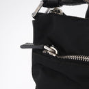 PRADA Shoulder Bag Nylon Black Silver Auth mr3036A-22