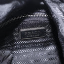 PRADA Shoulder Bag Nylon Black Silver Auth mr3036A-24
