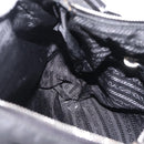 PRADA Shoulder Bag Nylon Black Silver Auth mr3036A-26