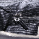 PRADA Shoulder Bag Nylon Black Silver Auth mr3036A-27