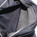 PRADA Shoulder Bag Nylon Black Silver Auth mr3036A-29
