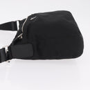 PRADA Shoulder Bag Nylon Black Silver Auth mr3036A-4