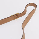 CELINE Macadam Shoulder Bag PVC Brown Gold Tone Auth mr3037A-15