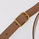 CELINE Macadam Shoulder Bag PVC Brown Gold Tone Auth mr3037A-16