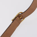 CELINE Macadam Shoulder Bag PVC Brown Gold Tone Auth mr3037A-17