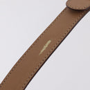 CELINE Macadam Shoulder Bag PVC Brown Gold Tone Auth mr3037A-9