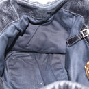 Miu Miu Hand Bag Leather Black Gold Tone Auth mr3040A-24