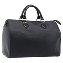 LOUIS VUITTON Epi Speedy 30 Hand Bag Noir black M43002 LV Auth mr3042V-1