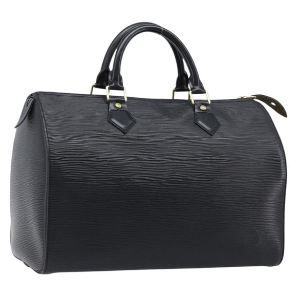 LOUIS VUITTON Epi Speedy 30 Hand Bag Noir black M43002 LV Auth mr3042V