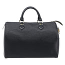 LOUIS VUITTON Epi Speedy 30 Hand Bag Noir black M43002 LV Auth mr3042V-2