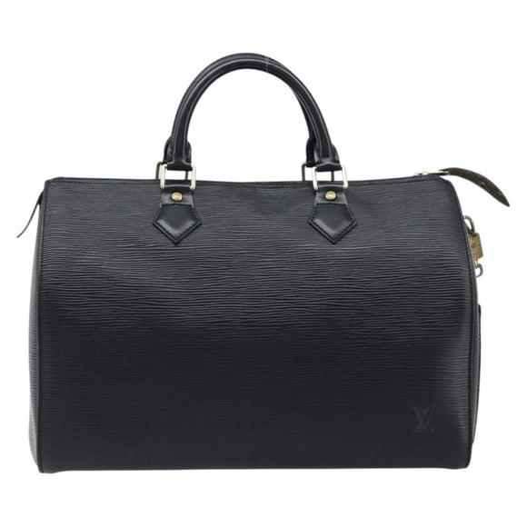 LOUIS VUITTON Epi Speedy 30 Hand Bag Noir black M43002 LV Auth mr3042V