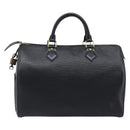 LOUIS VUITTON Epi Speedy 30 Hand Bag Noir black M43002 LV Auth mr3042V-3