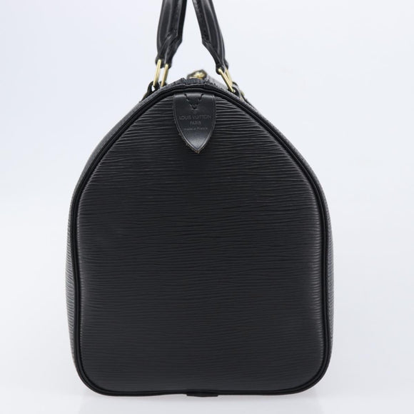LOUIS VUITTON Epi Speedy 30 Hand Bag Noir black M43002 LV Auth mr3042V