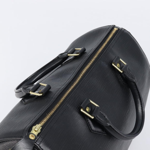LOUIS VUITTON Epi Speedy 30 Hand Bag Noir black M43002 LV Auth mr3042V