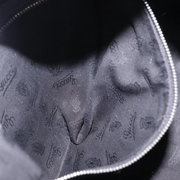 GUCCI GuccissimaGG Shoulder Bag Leather 2way Black Silver 232961 Auth mr3044A