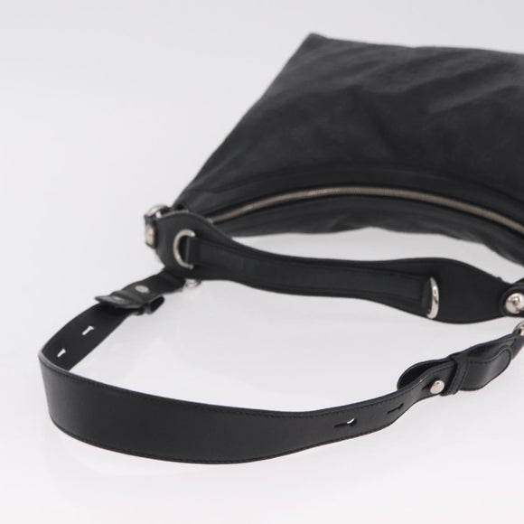 GUCCI GuccissimaGG Shoulder Bag Leather 2way Black Silver 232961 Auth mr3044A