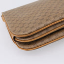 GUCCI Micro GG Shoulder Bag PVC Beige Gold Tone 001 406 1780 Auth mr3049-13