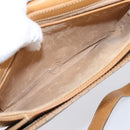 GUCCI Micro GG Shoulder Bag PVC Beige Gold Tone 001 406 1780 Auth mr3049-17