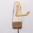 GUCCI Micro GG Shoulder Bag PVC Beige Gold Tone 001 406 1780 Auth mr3049-28