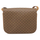 GUCCI Micro GG Shoulder Bag PVC Beige Gold Tone 001 406 1780 Auth mr3049-3