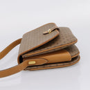 GUCCI Micro GG Shoulder Bag PVC Beige Gold Tone 001 406 1780 Auth mr3049-4