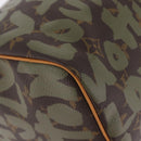 LOUIS VUITTON Monogram Graffiti Speedy 30 Hand Bag Khaki M92194 LV Auth mr3054SAV-14