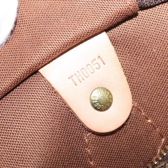 LOUIS VUITTON Monogram Graffiti Speedy 30 Hand Bag Khaki M92194 LV Auth mr3054SAV