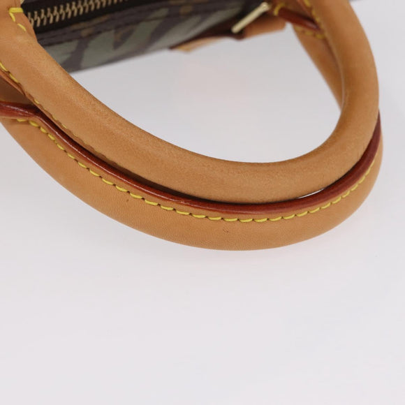 LOUIS VUITTON Monogram Graffiti Speedy 30 Hand Bag Khaki M92194 LV Auth mr3054SAV