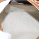 CELINE Hand Bag Canvas 2way Beige Gold Tone Auth mr3055V-11