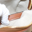 CELINE Hand Bag Canvas 2way Beige Gold Tone Auth mr3055V-12