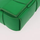 BOTTEGA VENETA MAXI INTRECCIATO Candy Cassette Bag Leather Green Auth mr3056A-9