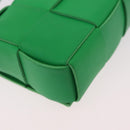 BOTTEGA VENETA MAXI INTRECCIATO Candy Cassette Bag Leather Green Auth mr3056A-16