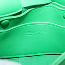 BOTTEGA VENETA MAXI INTRECCIATO Candy Cassette Bag Leather Green Auth mr3056A-11